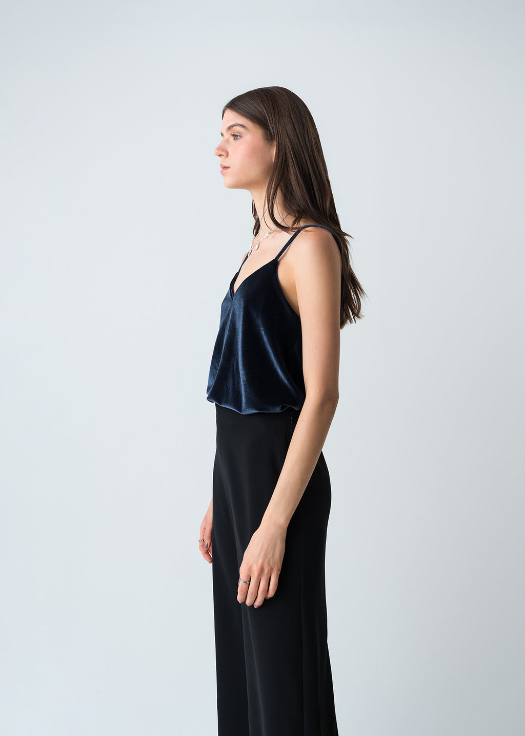 Camisa con escote en V - Azul 14_513G376_AZU174033_3
