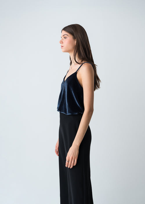 Camisa con escote en V - Azul 14_513G376_AZU174033_3