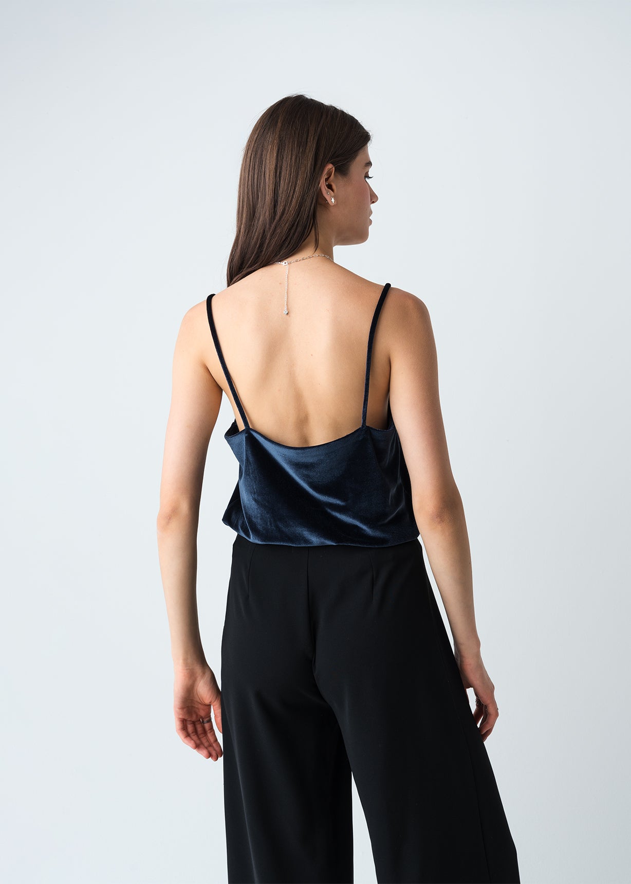 Camisa con escote en V - Azul 14_513G376_AZU174033_6