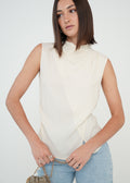 Camisa con diseño cruzado - Crudo 14_519G328_CRU110105_0
