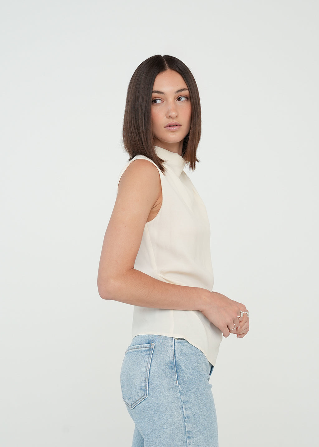 Camisa con diseño cruzado - Crudo 14_519G328_CRU110105_5