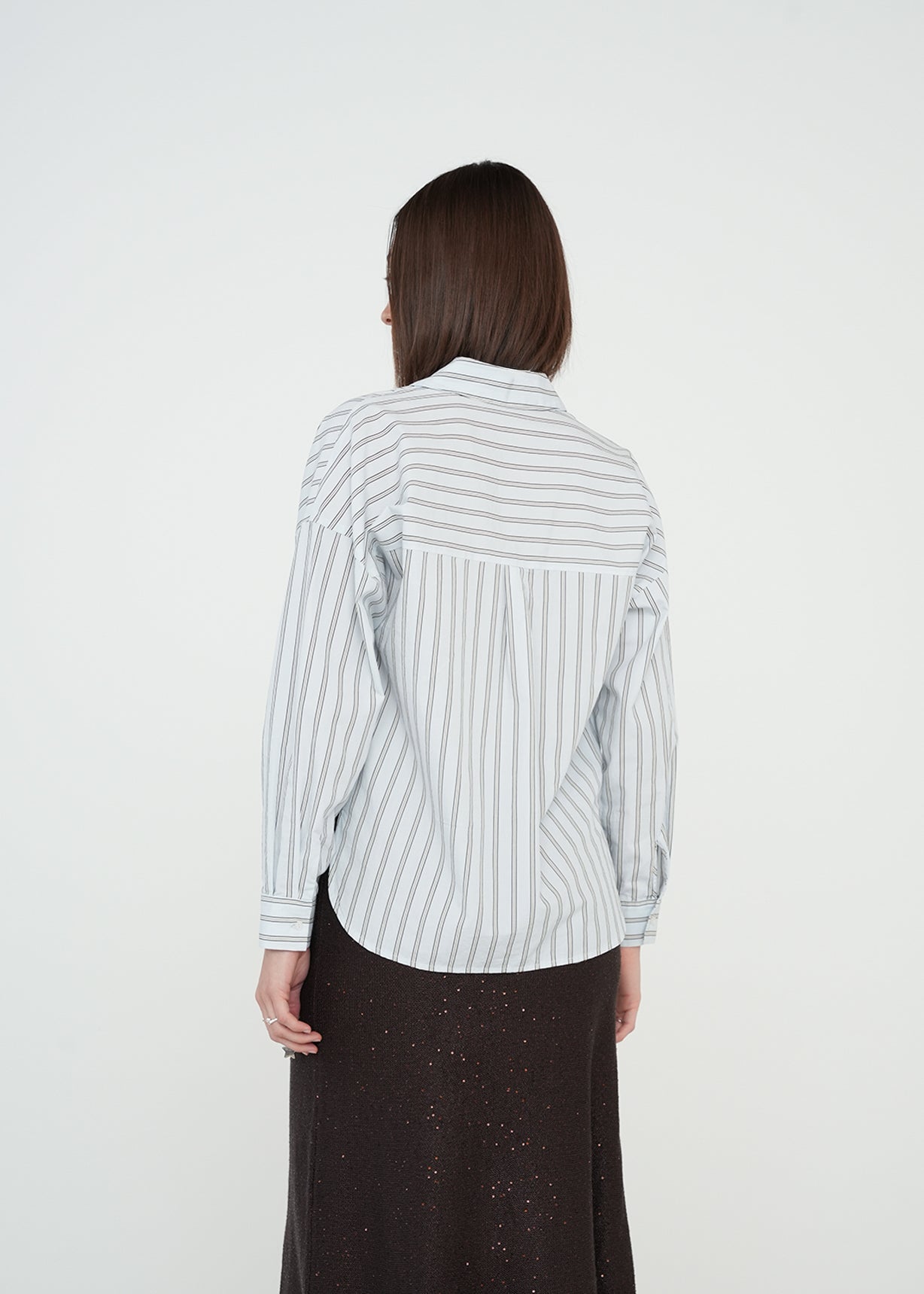 Camisa con diseño a rayas - Azul 14_519G398_AZU154319_5