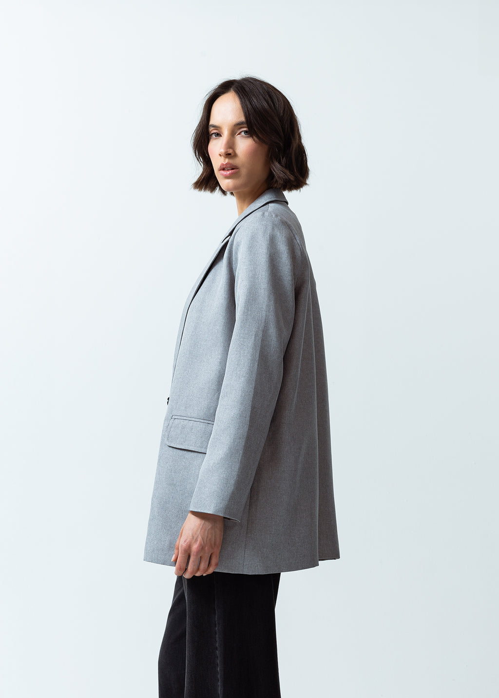Chaqueta tipo blazer - Gris 14_521G035_GRI144103_3
