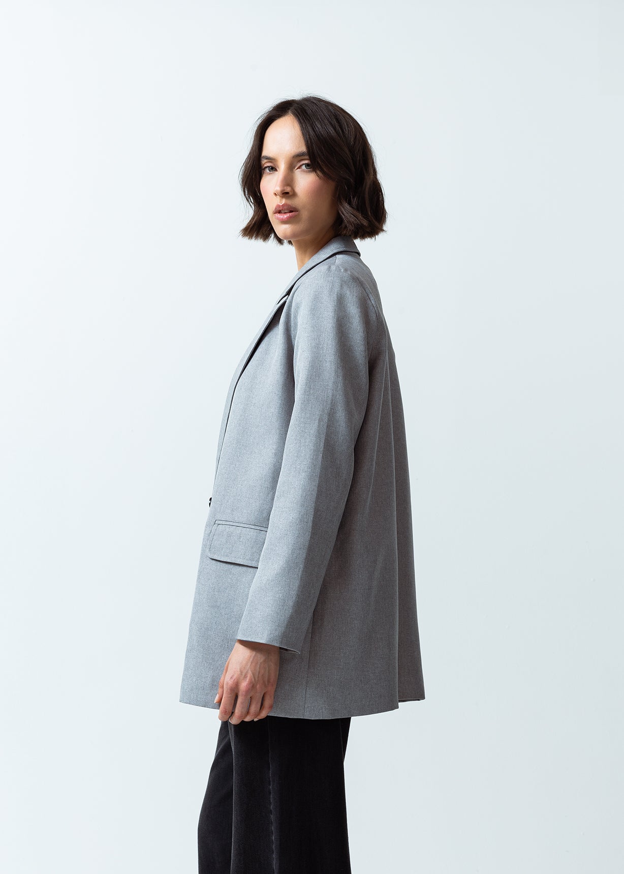 Chaqueta tipo blazer - Gris 14_521G035_GRI144103_3