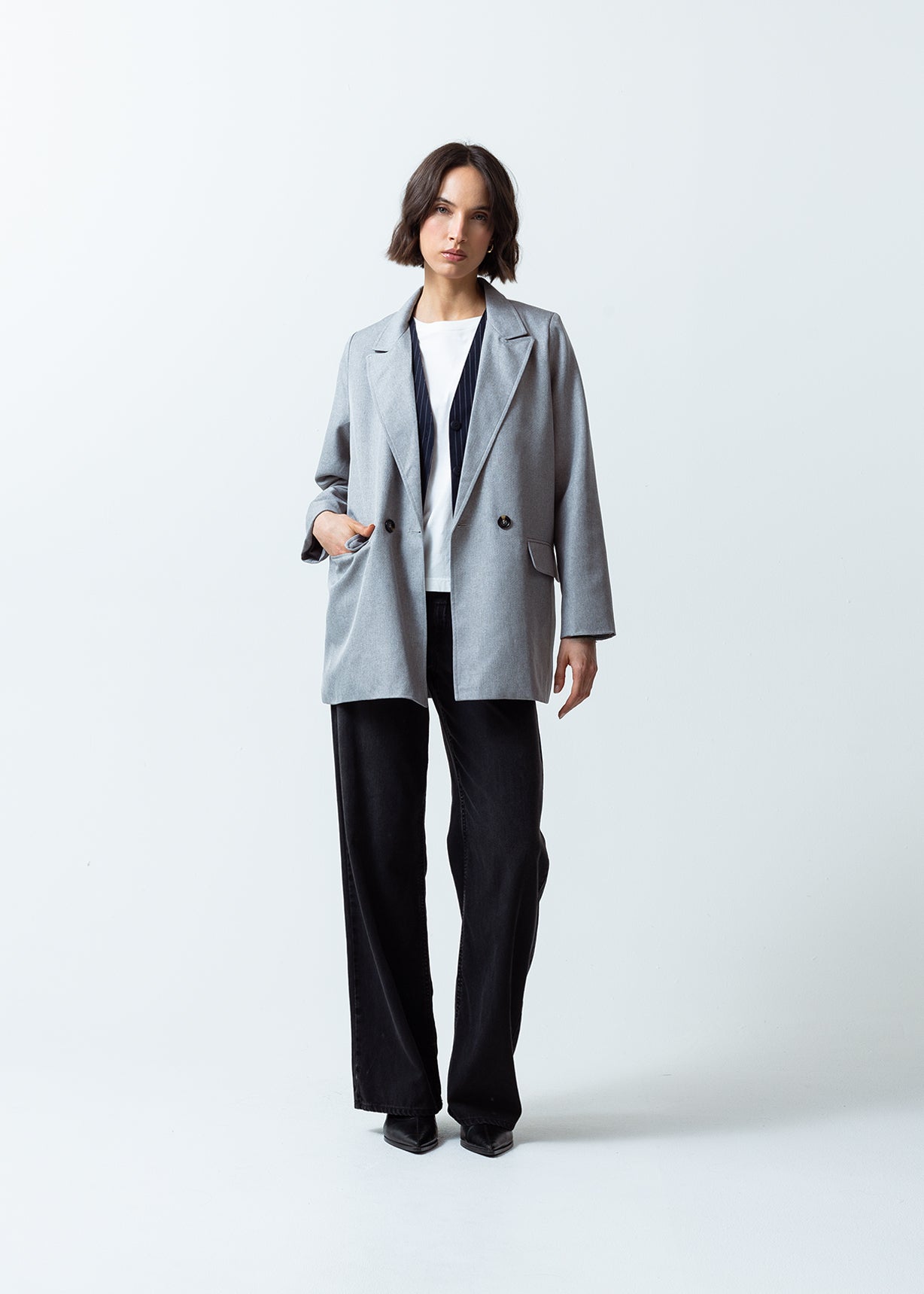 Chaqueta tipo blazer - Gris 14_521G035_GRI144103_5