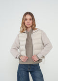 Chaqueta abullonada y tejida - Gris 14_522H008_GRI154503_0