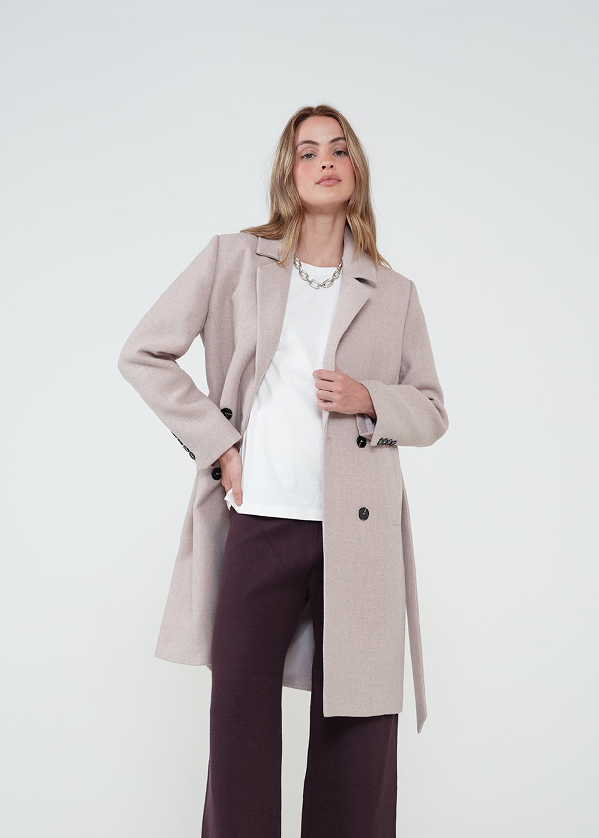Abrigo largo con botones - Gris 14_522H011_GRI144503_5