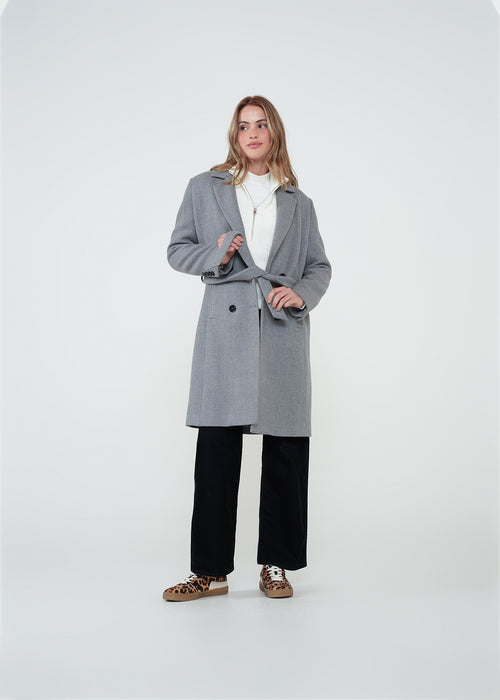 Abrigo largo con botones - Gris 14_522H011_GRI184005_0