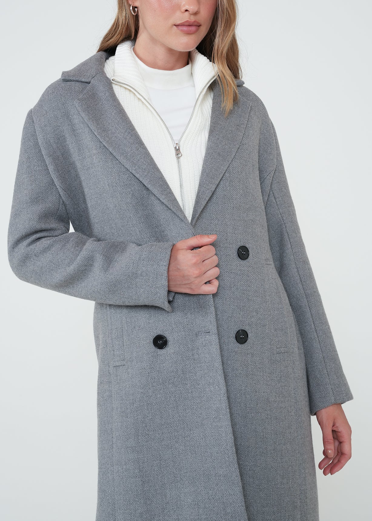 Abrigo largo con botones - Gris 14_522H011_GRI184005_7