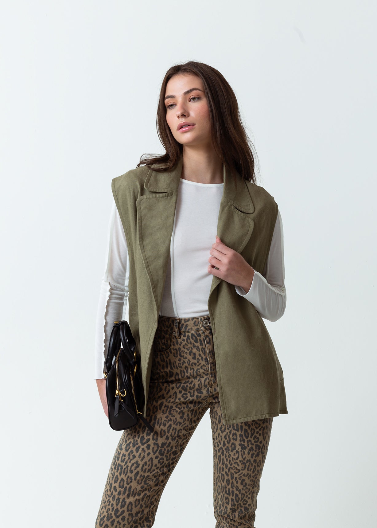 Chaqueta tipo chaleco - Verde 14_529F015_VER170517_0