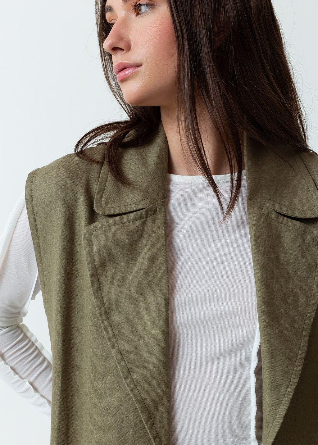 Chaqueta tipo chaleco - Verde 14_529F015_VER170517_4