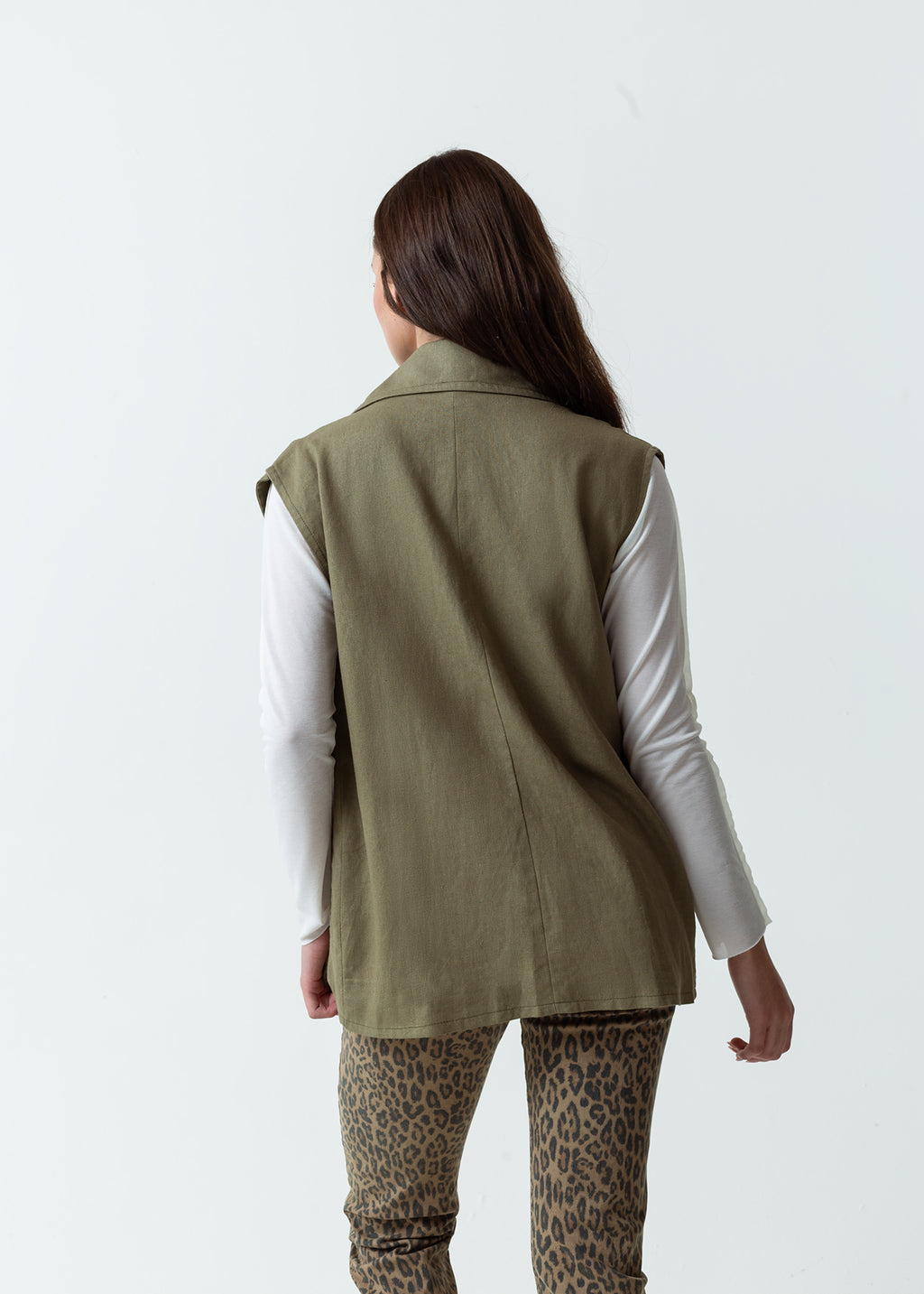 Chaqueta tipo chaleco - Verde 14_529F015_VER170517_5