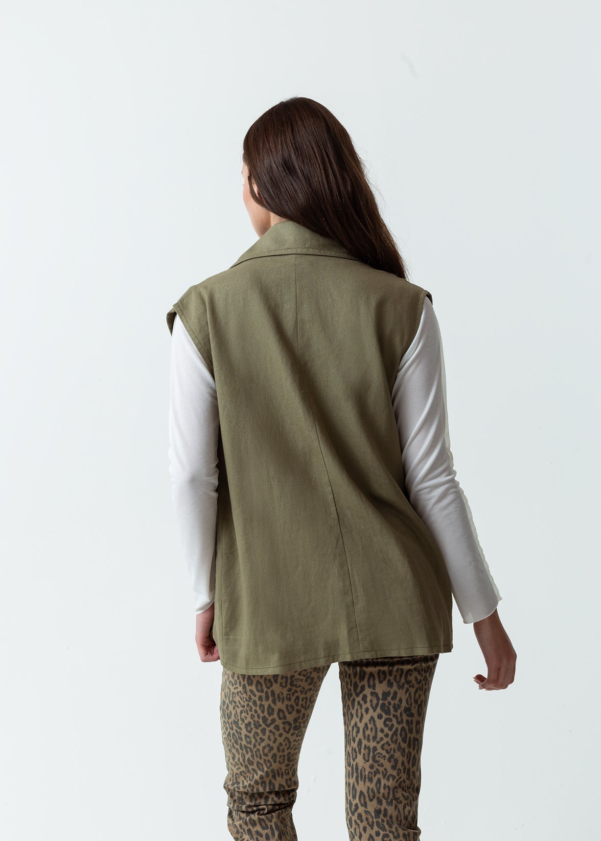 Chaqueta tipo chaleco - Verde 14_529F015_VER170517_5