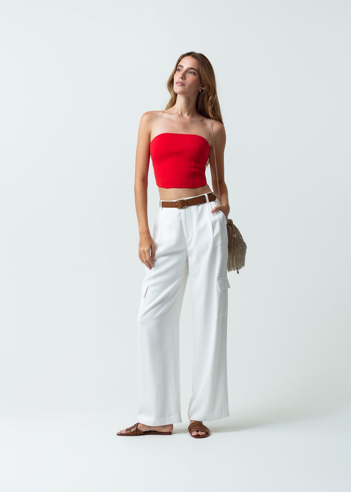Pantalón clásico Wide Leg - Crudo 14_531G302_CRU111001_4