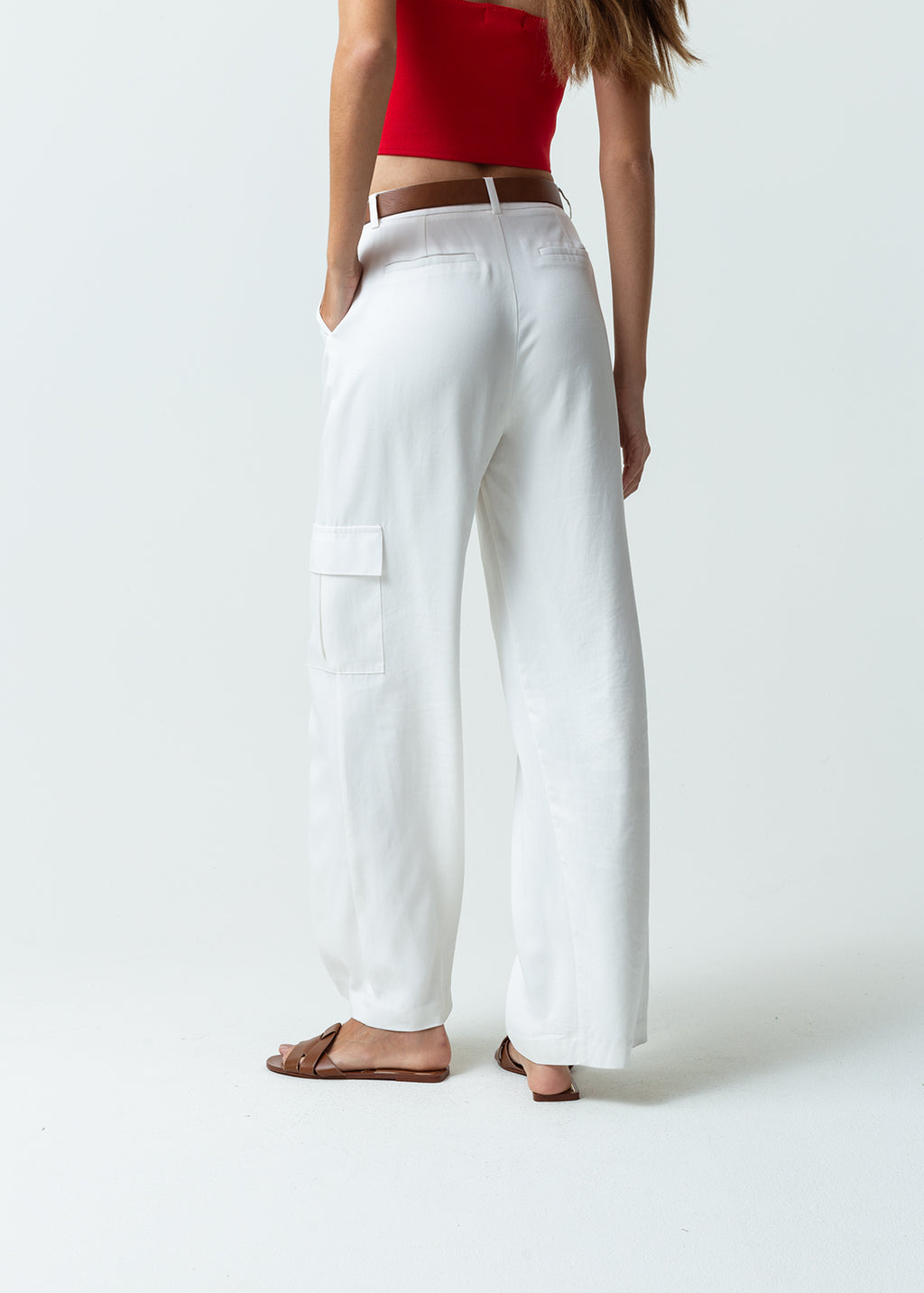 Pantalón clásico Wide Leg - Crudo 14_531G302_CRU111001_6