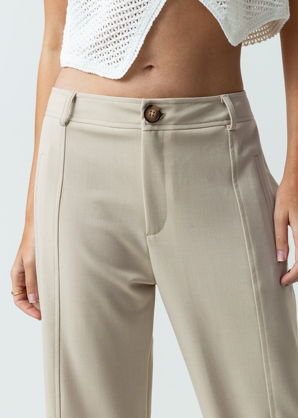 Pantalón elegante Slouchy fit - Gris 14_531G366_GRI144202_4