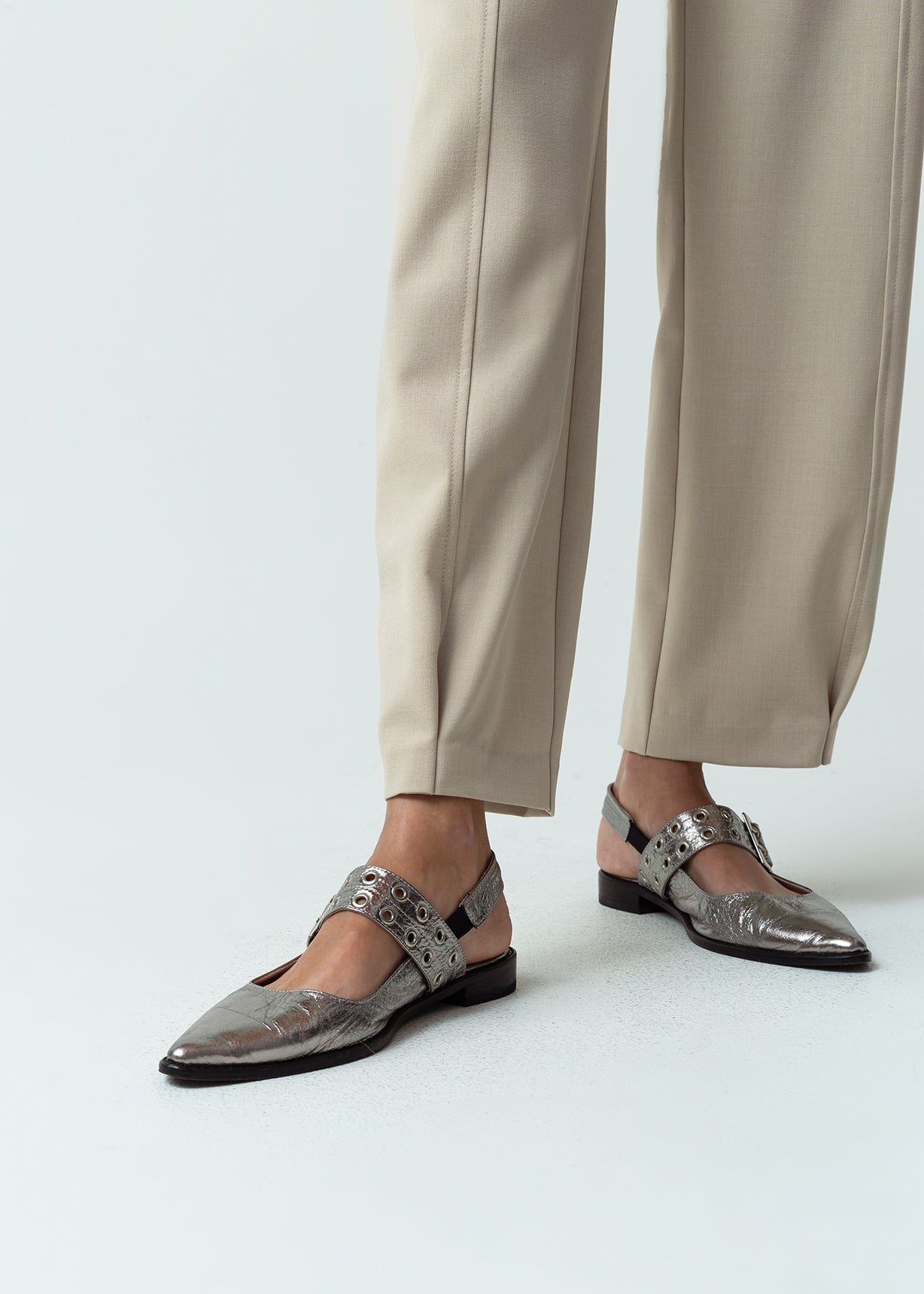 Pantalón elegante Slouchy fit - Gris 14_531G366_GRI144202_7