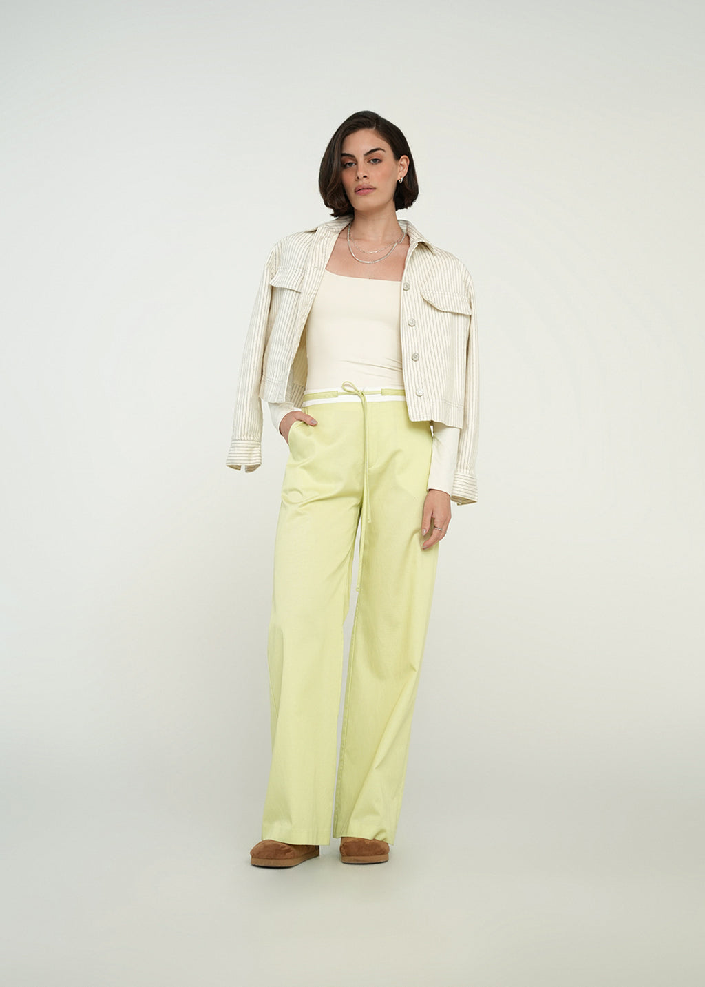 Pantalón Wide Leg tiro alto - Amarillo 14_531H307_AMA120521_5