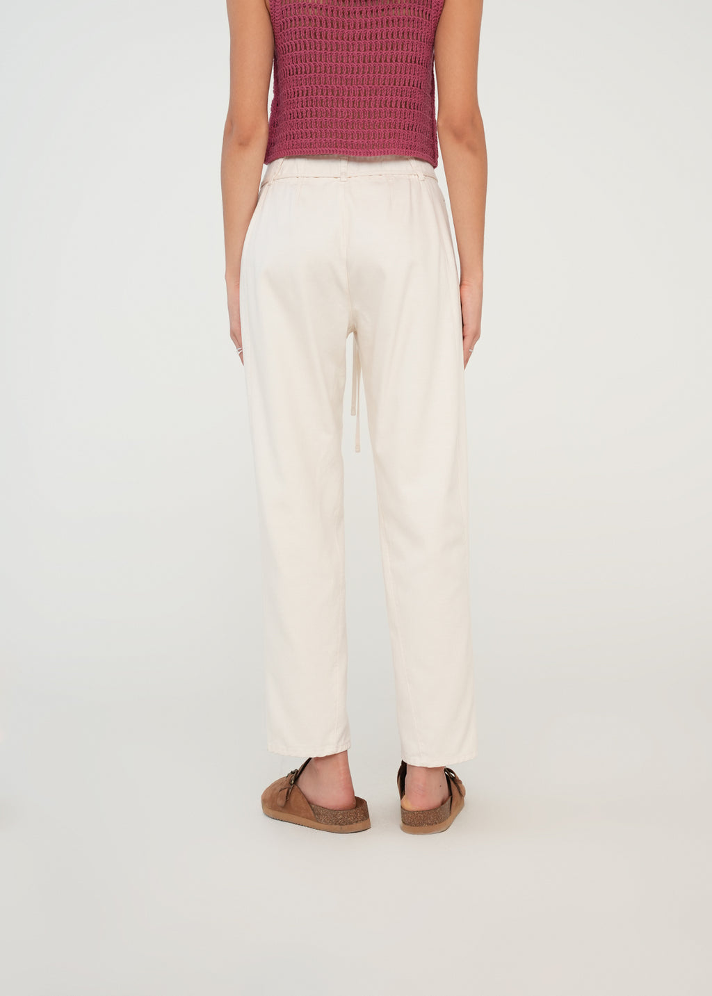 Pantalón Baggy con cordón en cintura - Crudo 14_539G354_CRU110605_6