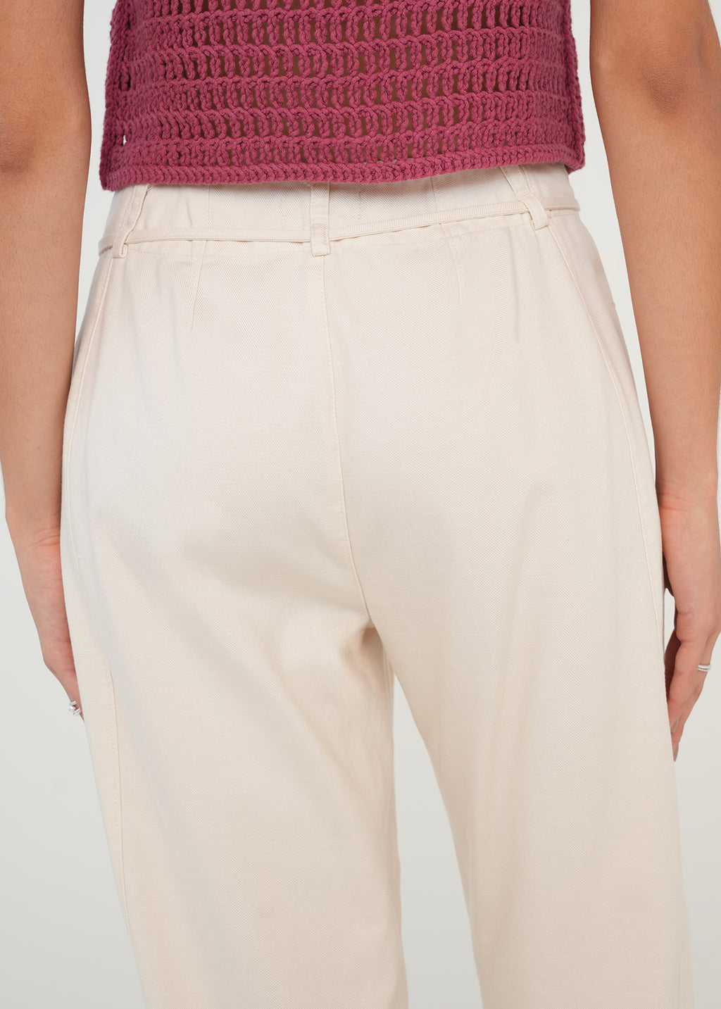 Pantalón Baggy con cordón en cintura - Crudo 14_539G354_CRU110605_7