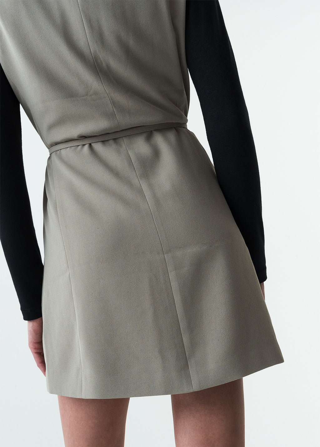 Vestido corto para eventos semiformales - Gris 14_573G035_GRI170205_6