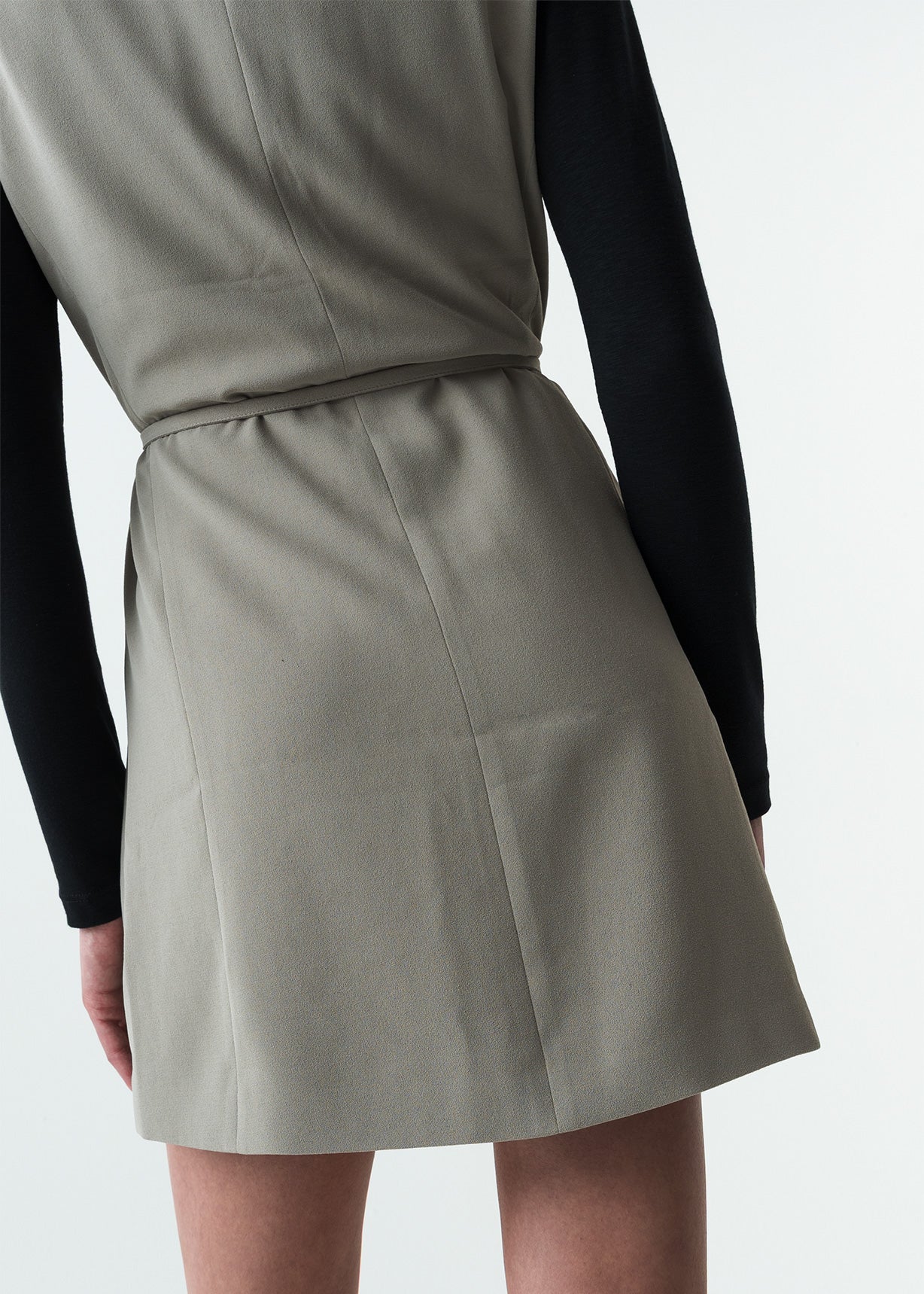 Vestido corto para eventos semiformales - Gris 14_573G035_GRI170205_6
