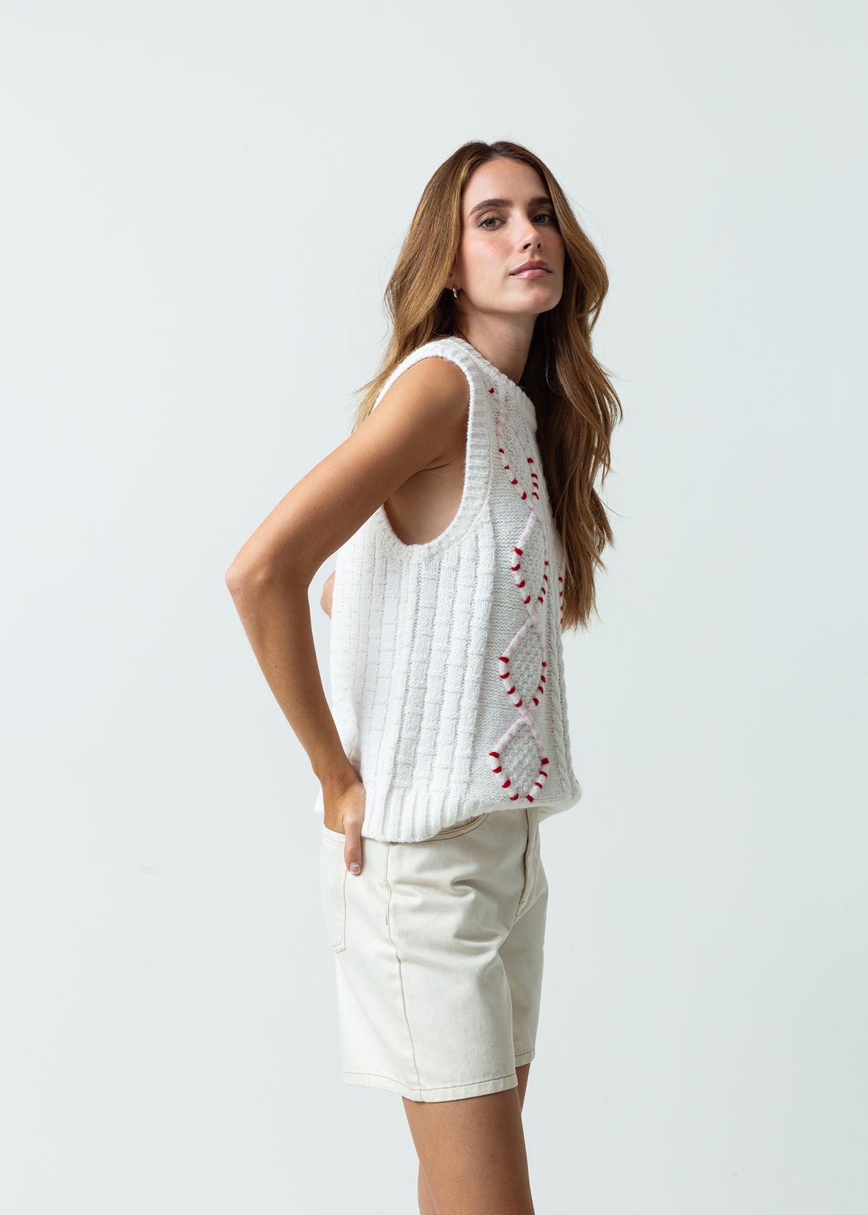 Camisa tejida manga sisa - Crudo 14_581G002_CRU111001_6