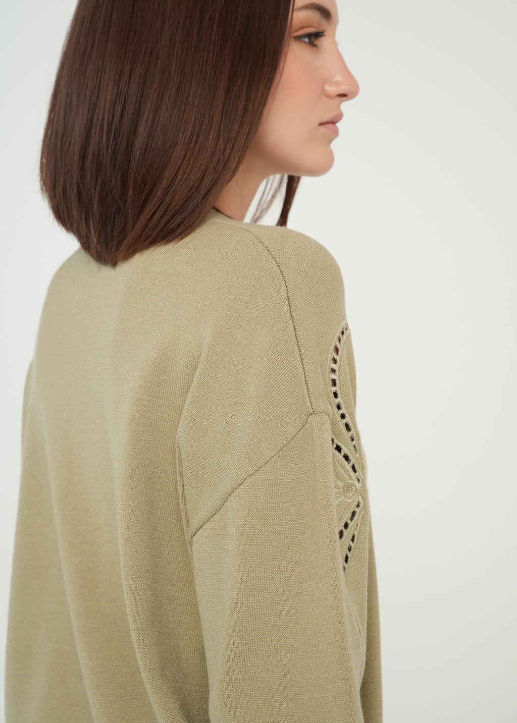Buzo tejido con flores en mangas - Gris 14_589G054_GRI160613_6