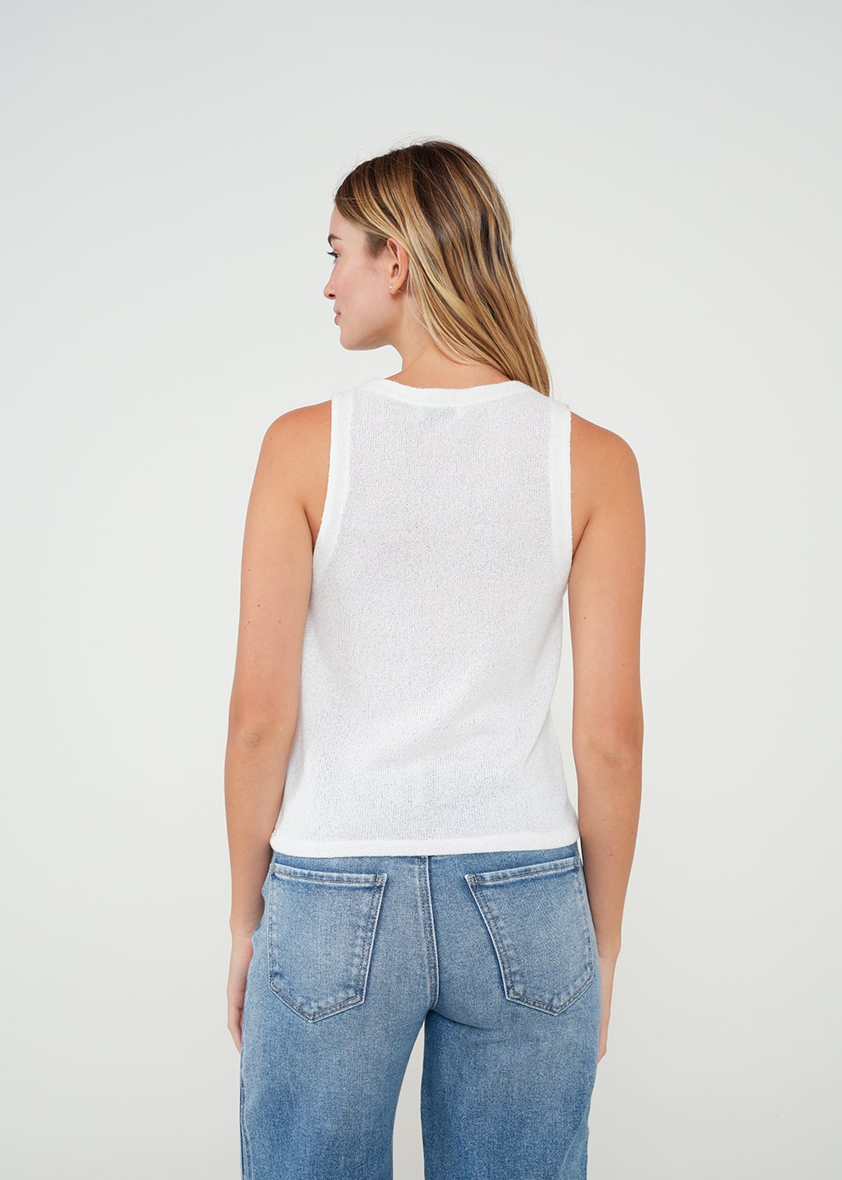 Camiseta slim tiras cuello redondo - Crudo 14_700G501_CRU111001_5