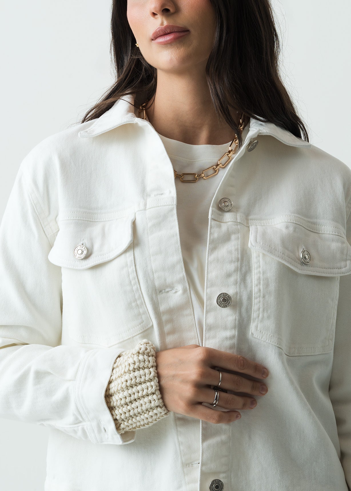 Chaqueta tipo Trucker en white denim - Crudo 14_720G503_CRU111001_7
