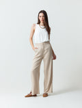 Pantalón Wide Leg fit - Beige 14_730C509_A01342_3