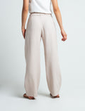 Pantalón con cinturón ajustable - Beige 14_730E503_BEI130607_4
