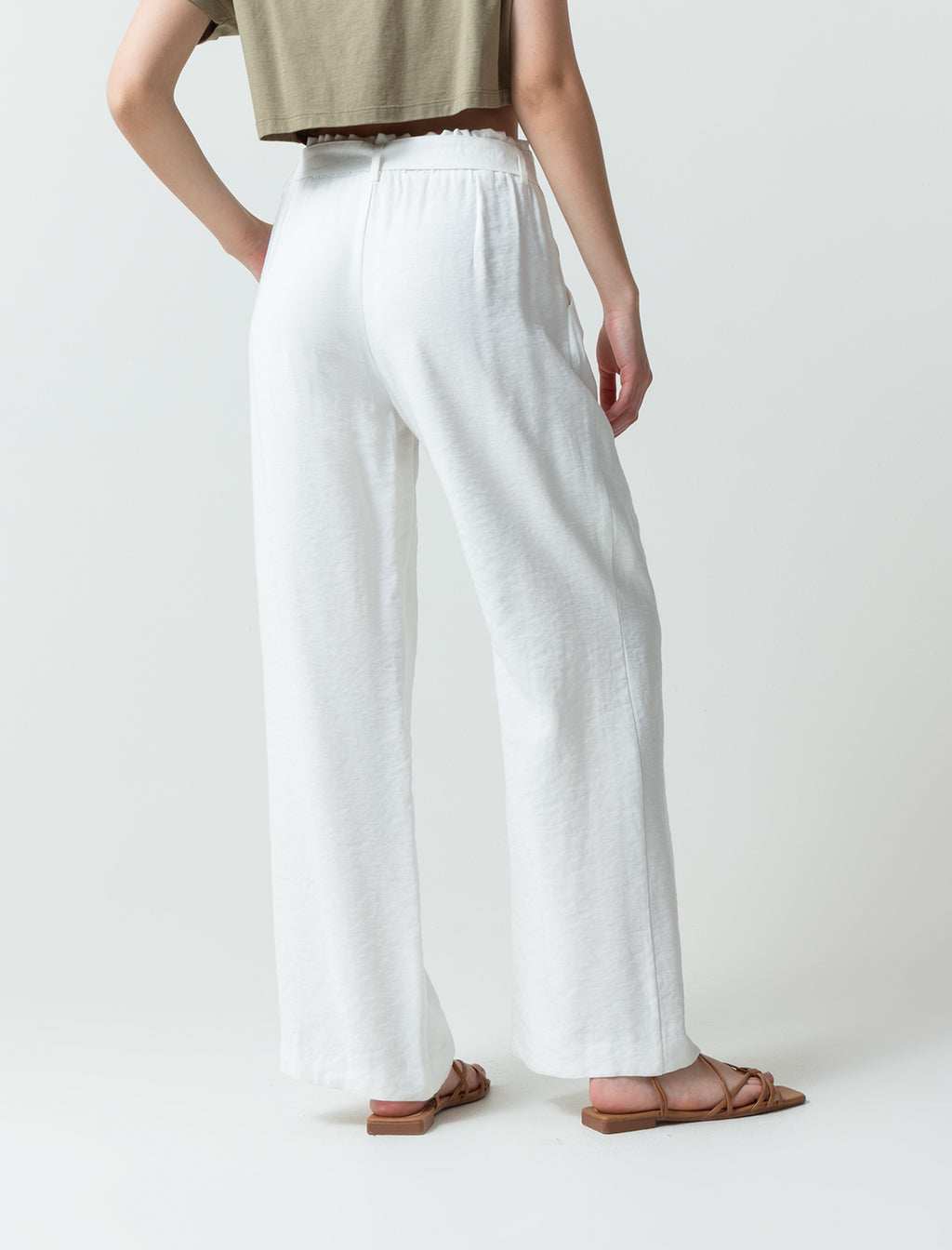 Pantalón con cinturón ajustable - Crudo 14_730E503_CRU111001_5