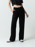 Pantalón con cinturón ajustable - Negro 14_730E503_NEG193909_0
